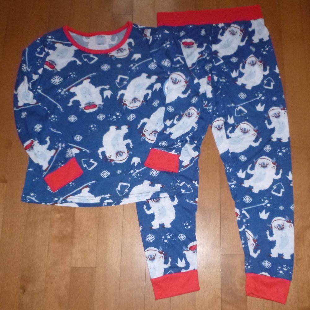 Boys girls IMAGINE 2 pc Pajamas YETI Abominable Snowman Size Small 6/7 NWT Shirt